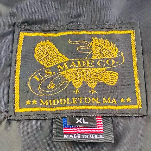 Vintage US Made Co.Harley Davidson Mens Leather Vest w/Buffalo Coin Buttons, XL. - Picture 3 of 5